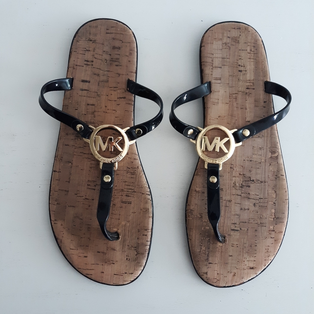 Michael Kors Cork Jellie Sandals Size 10